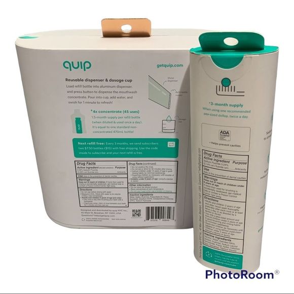 Quip Mouthwash Starter Kit & Toothpaste - Picture 5 of 9
